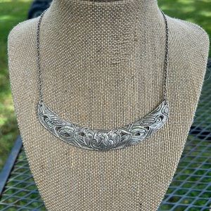 NWOT SILPADA Oxidized 925 Sterling Silver Ahead of the Curve Necklace N3110